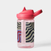 Coloured Waves Water Bottle Waterfles (Links)