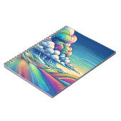 Colourful Abstract Cloud Landscape Notebook Notitieboek (Linkerzijde)