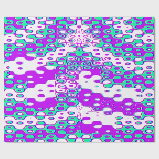 Colourful Bauhaus Geometric Pattern Cadeaupapier (Vlak)