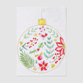 Colourful Christmas Ornament Tissuepapier