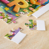 Colourful Easter celebration puzzle (Côté)