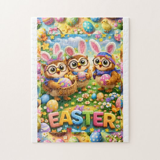 Colourful Easter celebration puzzle (Vertical)