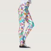 Colourful Exotic Floral Pattern-23147 Leggings (Rechts)