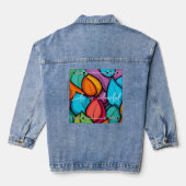 Colourful fun denim jacket (Verso)