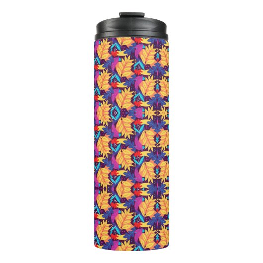 Colourful genetic pattern thermosbeker (Voorkant)