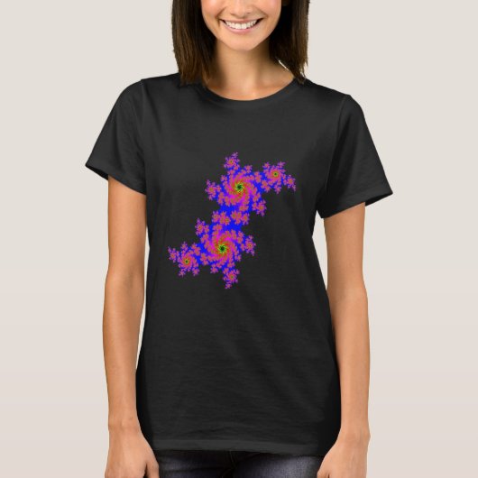 Colourful Mandelbrot Set - A Mathematical Masterpi T-shirt (Voorkant)