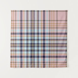 Colourful Plaid textured seamless patternabstract, Wandkleed