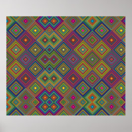 colourful poster design features a vibrant rainbow