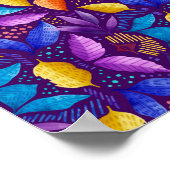 colourful poster design features a vibrant rainbow (Hoek)