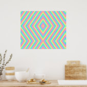 colourful poster design features a vibrant rainbow (Keuken)