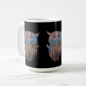 Colourful Quirky Owl Mug Coffee Tea (Devant gauche)