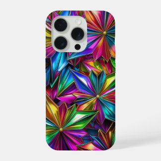 Colourful starbursts Phone Case iPhone 15 Pro Hoesje