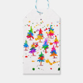 Colourful Trees Cadeaulabel (Voorkant)