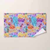 Colourful Underwater World Bad Handdoek (Handdoek)