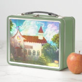 Colourful Wonderful Lunchbox with digital art (En situation)