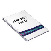 colourful zip design  notitieboek (Rechterzijde)