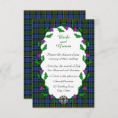 Colquhoun Celtic Wedding Kaart (Voorkant / Achterkant)