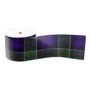 Colquhoun clan Pset Scottish tartan Grosgrain Lint