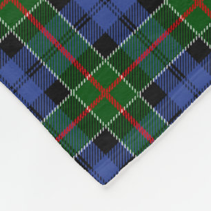 Colquhoun Family Tartan Pset Patroon Fleece Deken