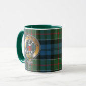 Colquhoun Tartan & Badge Mok (Voorkant links)