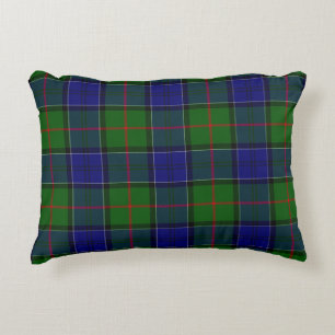 Colquhoun tartan blauw groen accent kussen