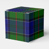 Colquhoun tartan blauw groen bedankdoosjes (Voorkant Zijde)