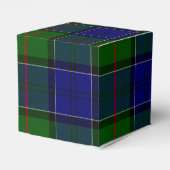 Colquhoun tartan blauw groen bedankdoosjes (Achterkant)