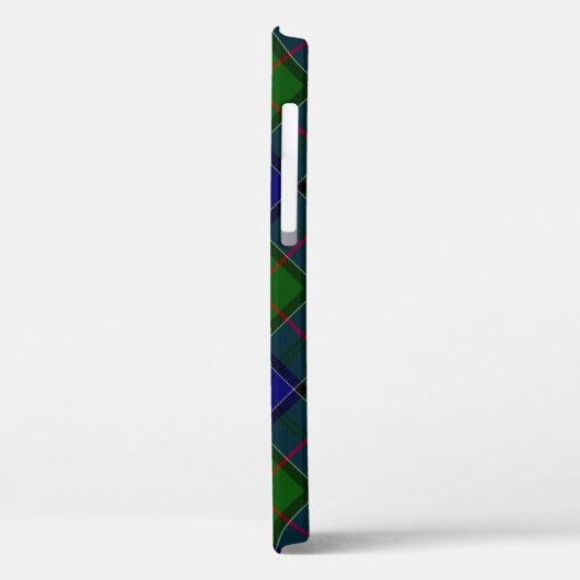 Colquhoun tartan blauw groen Case-Mate iPhone case (Achterkant / Links)