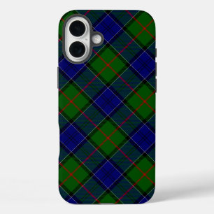 Colquhoun tartan blauw groen iPhone 16 plus hoesje