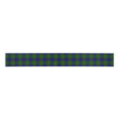 Colquhoun tartan blauw groen grosgrain lint (Voorkant)