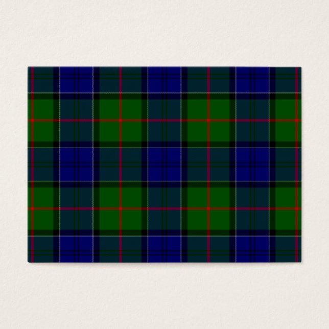 Colquhoun tartan bleu vert plaid (Devant)