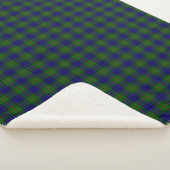 Colquhoun tartan bleu vert plaid (3/4)