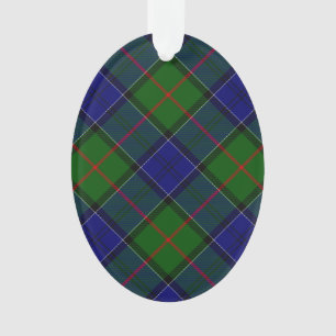 Colquhoun tartan bleu vert plaid