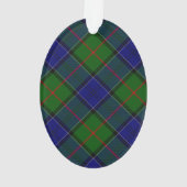 Colquhoun tartan bleu vert plaid (dos)