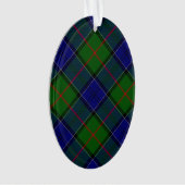 Colquhoun tartan bleu vert plaid (devant)