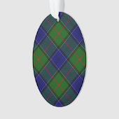 Colquhoun tartan bleu vert plaid (devant)