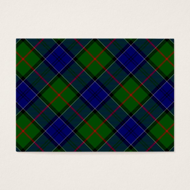 Colquhoun tartan bleu vert plaid (Devant)