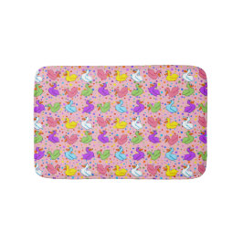 Colroful Ducks Bath Mat