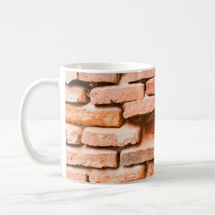 Colse up old brick wall background and texture ag. koffiemok