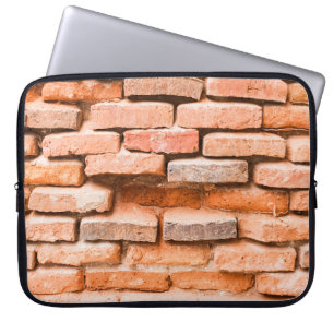 Colse up old brick wall background and texture ag. laptop sleeve