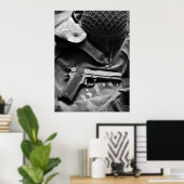 Colt. 1911A1-Poster Poster (Thuiskantoor)