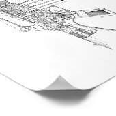 Colt AR-15 Semi-Automatic Rifle Patent Poster (Hoek)