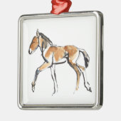 Colt Metalen Ornament (Links)