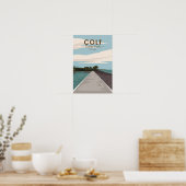 Colt State Park Rhode Island Antiek Poster (Keuken)