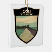 Colt State Park Rhode Island Keramisch Ornament (Rechts)