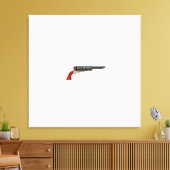 colt walker texas ranger revolver canvas afdruk (Insitu (Woonkamer))