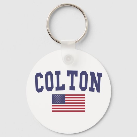 Colton US Flag Sleutelhanger (Voorkant)