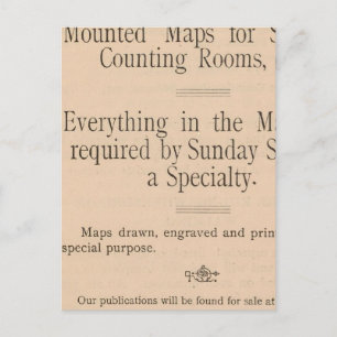 Colton's Driving and Wheeling Map of the US Briefkaart