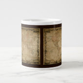Colton's Old World Map Jumbo Soup Mug (Devant)