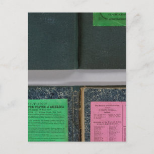 Colton's Railroadand County Map, Verenigde Staten Briefkaart